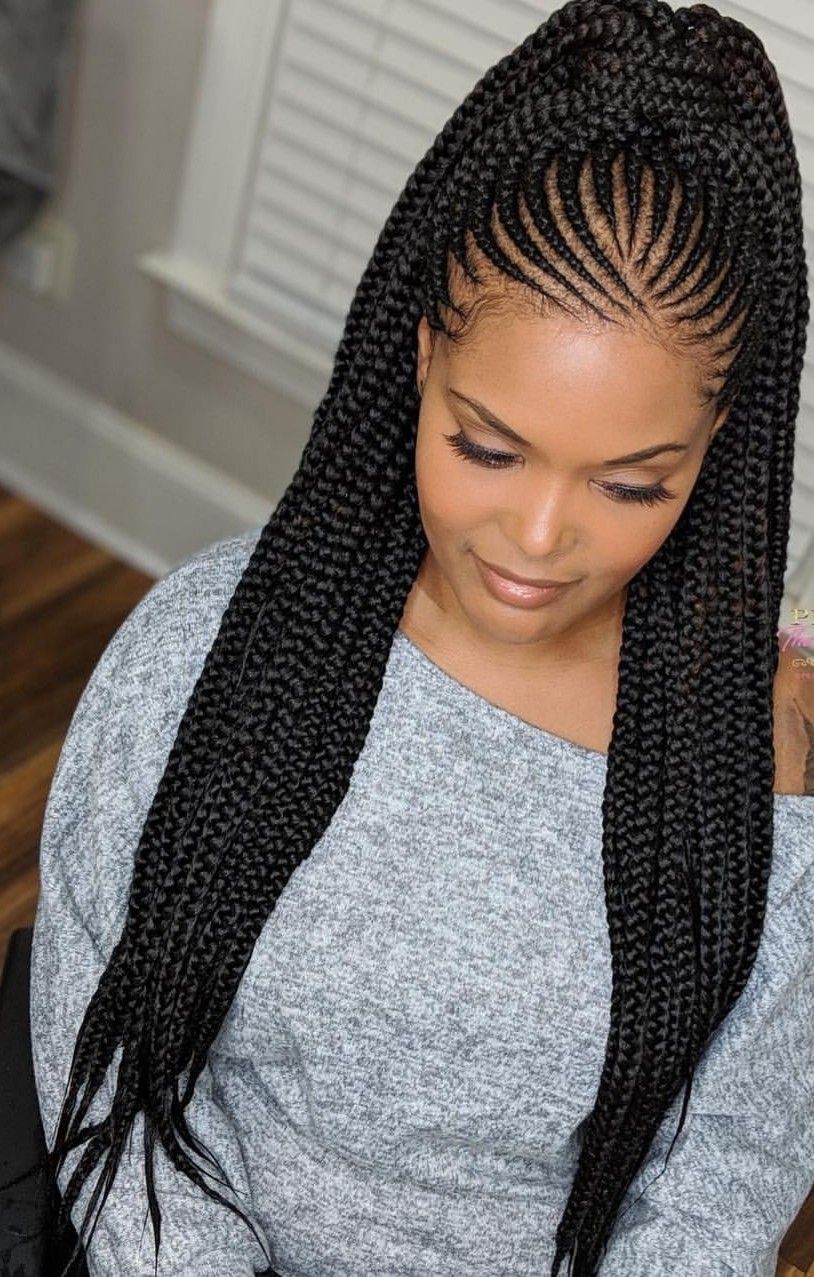 Passion twists hairstyle in an outdoor setting